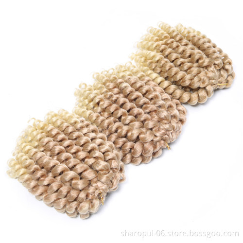 Artificial Hair Short bob Wand Loose Curl Crochet Braid Hair Synthetic Hair